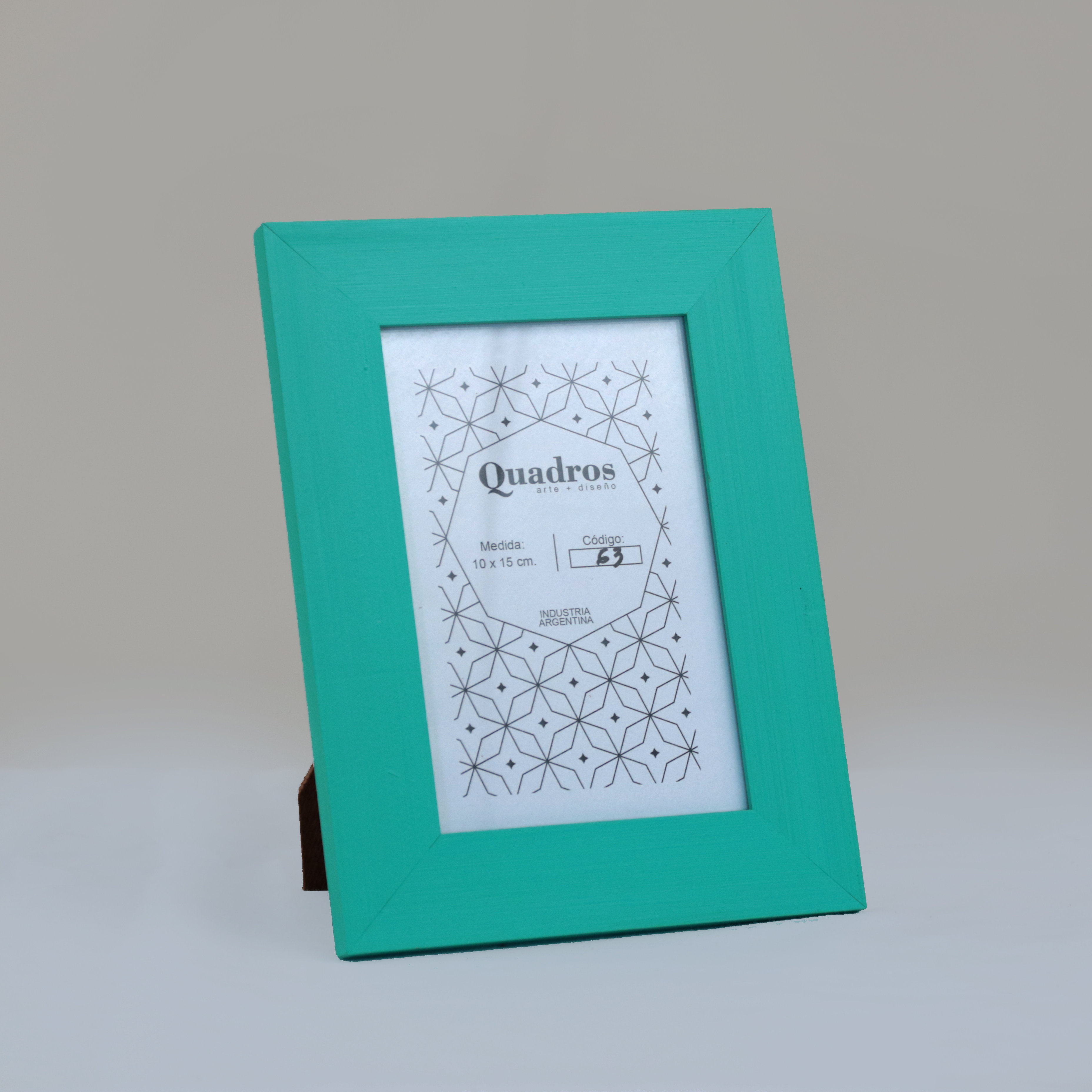 PORTARETRATO "QUADROS" 10X15 AQUA ART. P001